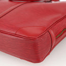 LOUIS VUITTON Epi Porte Documents Voyage Business Bag Red M54477 LV Auth LNZ498-12