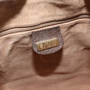 GUCCI GG Supreme Web Sherry Line Bag PVC Beige Gold 001 115 0933 Auth LNZ505-17