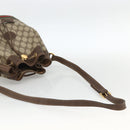 GUCCI GG Supreme Web Sherry Line Bag PVC Beige Gold 001 115 0933 Auth LNZ505-7