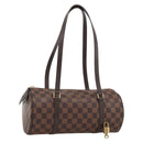 LOUIS VUITTON Damier Ebene Papillon 30 Hand Bag N51303 LV Auth LNZ506M-1