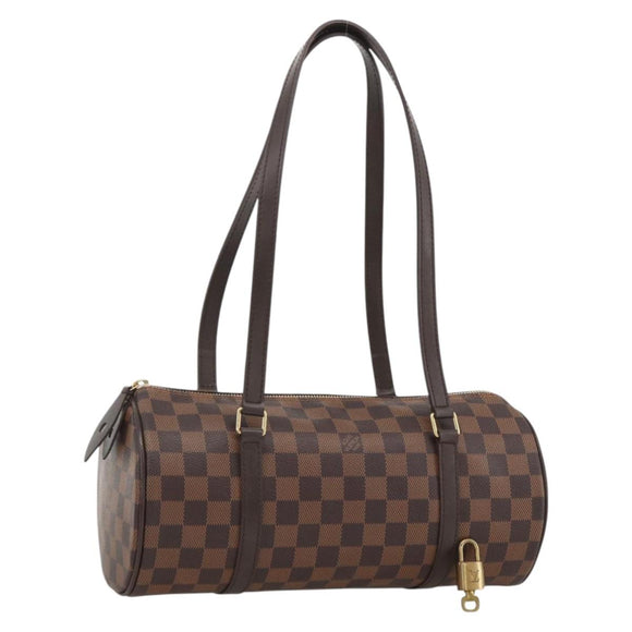 LOUIS VUITTON Damier Ebene Papillon 30 Hand Bag N51303 LV Auth LNZ506M