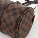 LOUIS VUITTON Damier Ebene Papillon 30 Hand Bag N51303 LV Auth LNZ506M-8