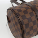 LOUIS VUITTON Damier Ebene Papillon 30 Hand Bag N51303 LV Auth LNZ506M-15