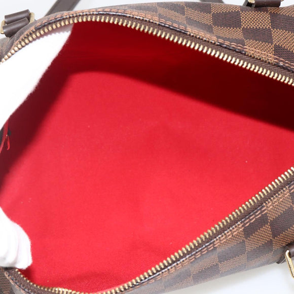 LOUIS VUITTON Damier Ebene Papillon 30 Hand Bag N51303 LV Auth LNZ506M