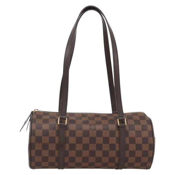 LOUIS VUITTON Damier Ebene Papillon 30 Hand Bag N51303 LV Auth LNZ506M