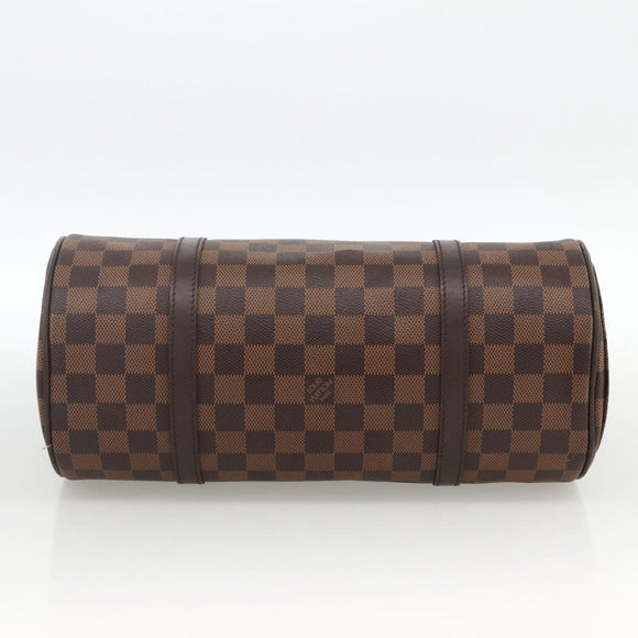 LOUIS VUITTON Damier Ebene Papillon 30 Hand Bag N51303 LV Auth LNZ506M