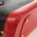 LOUIS VUITTON Monogram Totem Alma BB Hand Bag Red M41659 LV Auth LNZ513SAM-16