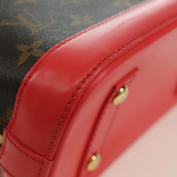 LOUIS VUITTON Monogram Totem Alma BB Hand Bag Red M41659 LV Auth LNZ513SAM