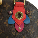 LOUIS VUITTON Monogram Totem Alma BB Hand Bag Red M41659 LV Auth LNZ513SAM-21