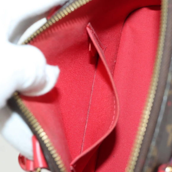 LOUIS VUITTON Monogram Totem Alma BB Hand Bag Red M41659 LV Auth LNZ513SAM