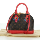 LOUIS VUITTON Monogram Totem Alma BB Hand Bag Red M41659 LV Auth LNZ513SAM-12