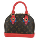 LOUIS VUITTON Monogram Totem Alma BB Hand Bag Red M41659 LV Auth LNZ513SAM-2