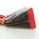 LOUIS VUITTON Monogram Totem Alma BB Hand Bag Red M41659 LV Auth LNZ513SAM-3