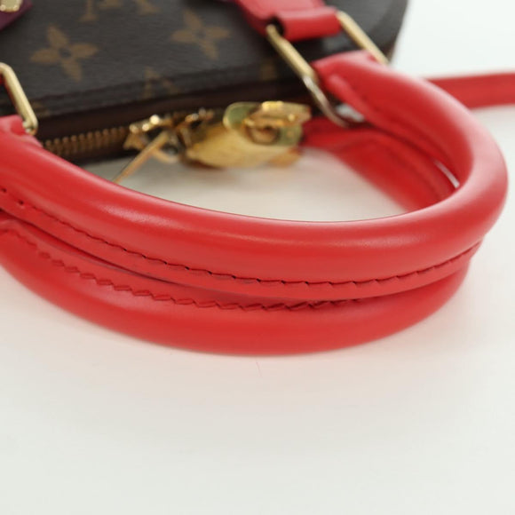 LOUIS VUITTON Monogram Totem Alma BB Hand Bag Red M41659 LV Auth LNZ513SAM