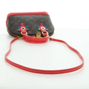LOUIS VUITTON Monogram Totem Alma BB Hand Bag Red M41659 LV Auth LNZ513SAM-8