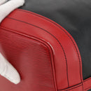 LOUIS VUITTON Epi Noe Shoulder Bag Bicolor Black Red M44017 LV Auth LNZ520-15