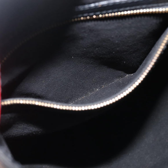 LOUIS VUITTON Epi Noe Shoulder Bag Bicolor Black Red M44017 LV Auth LNZ520