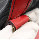 LOUIS VUITTON Epi Noe Shoulder Bag Bicolor Black Red M44017 LV Auth LNZ520-12