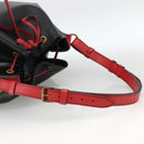 LOUIS VUITTON Epi Noe Shoulder Bag Bicolor Black Red M44017 LV Auth LNZ520-7