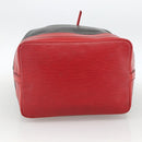 LOUIS VUITTON Epi Noe Shoulder Bag Bicolor Black Red M44017 LV Auth LNZ520-5