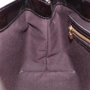 LOUIS VUITTON Vernis Wilshire PM Hand Bag Rouge Favist M91644 LV Auth LNZ521-20