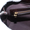 LOUIS VUITTON Vernis Wilshire PM Hand Bag Rouge Favist M91644 LV Auth LNZ521-21