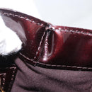 LOUIS VUITTON Vernis Wilshire PM Hand Bag Rouge Favist M91644 LV Auth LNZ521-12