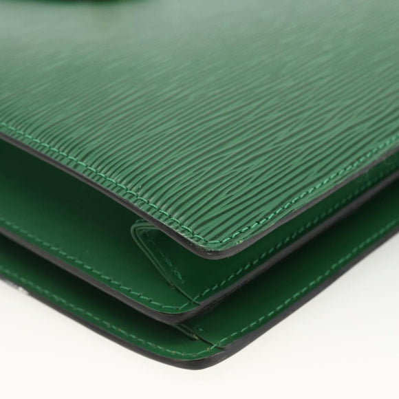 LOUIS VUITTON Epi Capuchin Shoulder Bag Green M52344 LV Auth LNZ522
