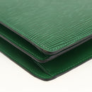 LOUIS VUITTON Epi Capuchin Shoulder Bag Green M52344 LV Auth LNZ522-16