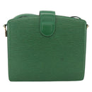LOUIS VUITTON Epi Capuchin Shoulder Bag Green M52344 LV Auth LNZ522-2