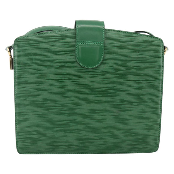 LOUIS VUITTON Epi Capuchin Shoulder Bag Green M52344 LV Auth LNZ522
