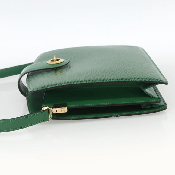 LOUIS VUITTON Epi Capuchin Shoulder Bag Green M52344 LV Auth LNZ522