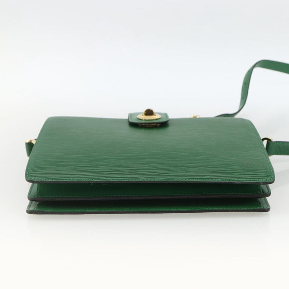 LOUIS VUITTON Epi Capuchin Shoulder Bag Green M52344 LV Auth LNZ522
