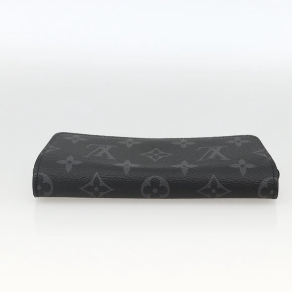 LOUIS VUITTON Monogram Eclipse Etui Lunette Woody Case GI0296 LV Auth LNZ530M
