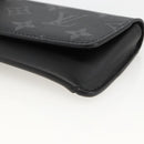 LOUIS VUITTON Monogram Eclipse Etui Lunette Woody Case GI0296 LV Auth LNZ530M-8
