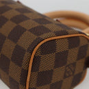 LOUIS VUITTON Damier Ebene Mini Speedy Hand Bag LV Auth LNZ532SM-16