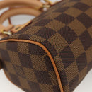 LOUIS VUITTON Damier Ebene Mini Speedy Hand Bag LV Auth LNZ532SM-19