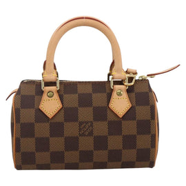 LOUIS VUITTON Damier Ebene Mini Speedy Hand Bag LV Auth LNZ532SM - 0