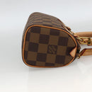 LOUIS VUITTON Damier Ebene Mini Speedy Hand Bag LV Auth LNZ532SM-4