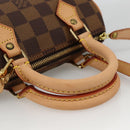 LOUIS VUITTON Damier Ebene Mini Speedy Hand Bag LV Auth LNZ532SM-7
