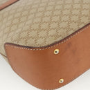 CELINE Macadam Canvas Hand Bag PVC Beige Gold Auth LNZ539-16