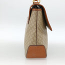 CELINE Macadam Canvas Hand Bag PVC Beige Gold Auth LNZ539-3