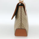 CELINE Macadam Canvas Hand Bag PVC Beige Gold Auth LNZ539-4