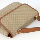 CELINE Macadam Canvas Hand Bag PVC Beige Gold Auth LNZ539-6