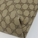 GUCCI GG Supreme Tote Bag PVC Beige Gold 002 39 6130 Auth LNZ541-9
