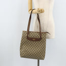 GUCCI GG Supreme Tote Bag PVC Beige Gold 002 39 6130 Auth LNZ541-22
