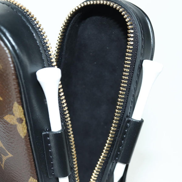 LOUIS VUITTON Monogram Golf Andrews Golfballhülle GI0826 LV Auth LNZ550M