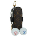 LOUIS VUITTON Monogram Golf Andrews Golfballhülle GI0826 LV Auth LNZ550M-1