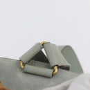 GUCCI Bamboo Backpack Suede Light Blue Gold 003 2058 0016 Auth LNZ552-15