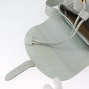GUCCI Bamboo Backpack Suede Light Blue Gold 003 2058 0016 Auth LNZ552-23